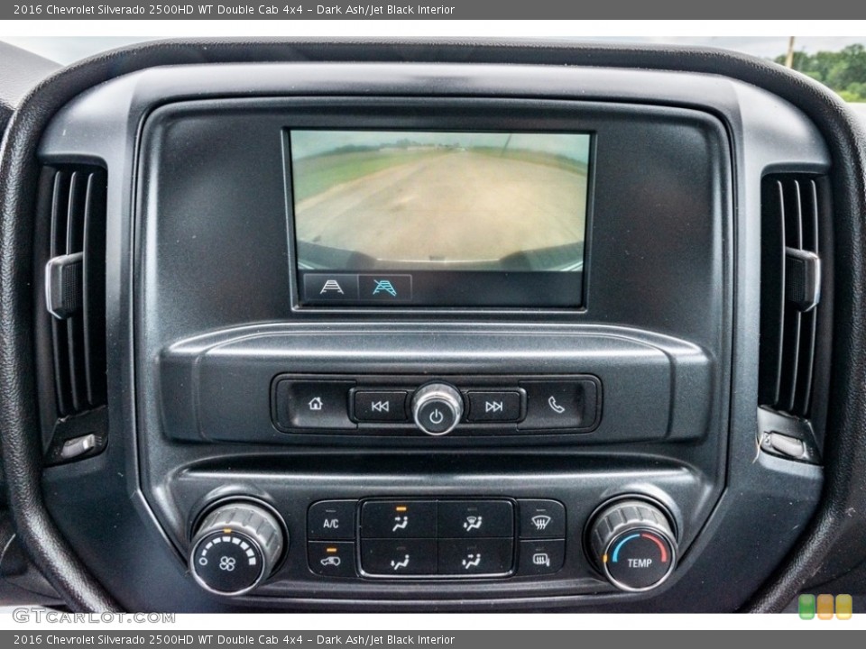 Dark Ash/Jet Black Interior Controls for the 2016 Chevrolet Silverado 2500HD WT Double Cab 4x4 #142142647