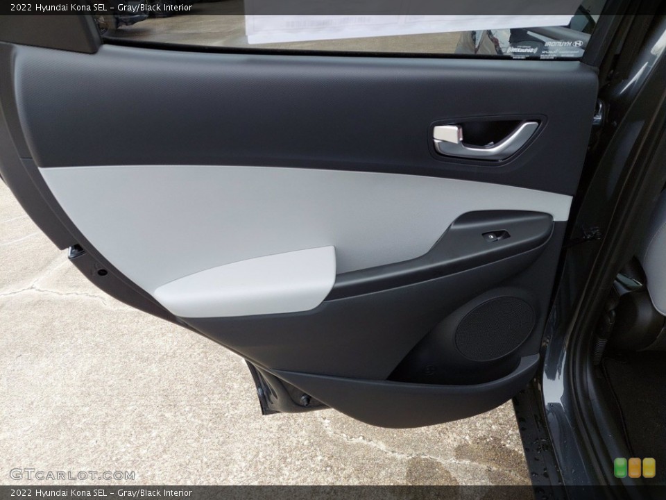 Gray/Black Interior Door Panel for the 2022 Hyundai Kona SEL #142142962