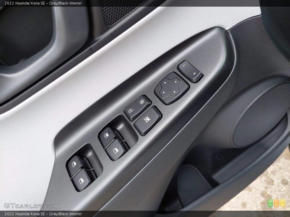Gray/Black Interior Controls for the 2022 Hyundai Kona SE #142143685