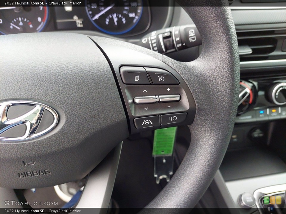 Gray/Black Interior Steering Wheel for the 2022 Hyundai Kona SE #142143736