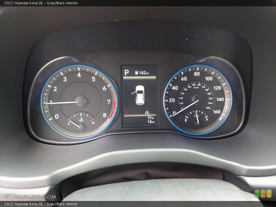 Gray/Black Interior Gauges for the 2022 Hyundai Kona SE #142143817