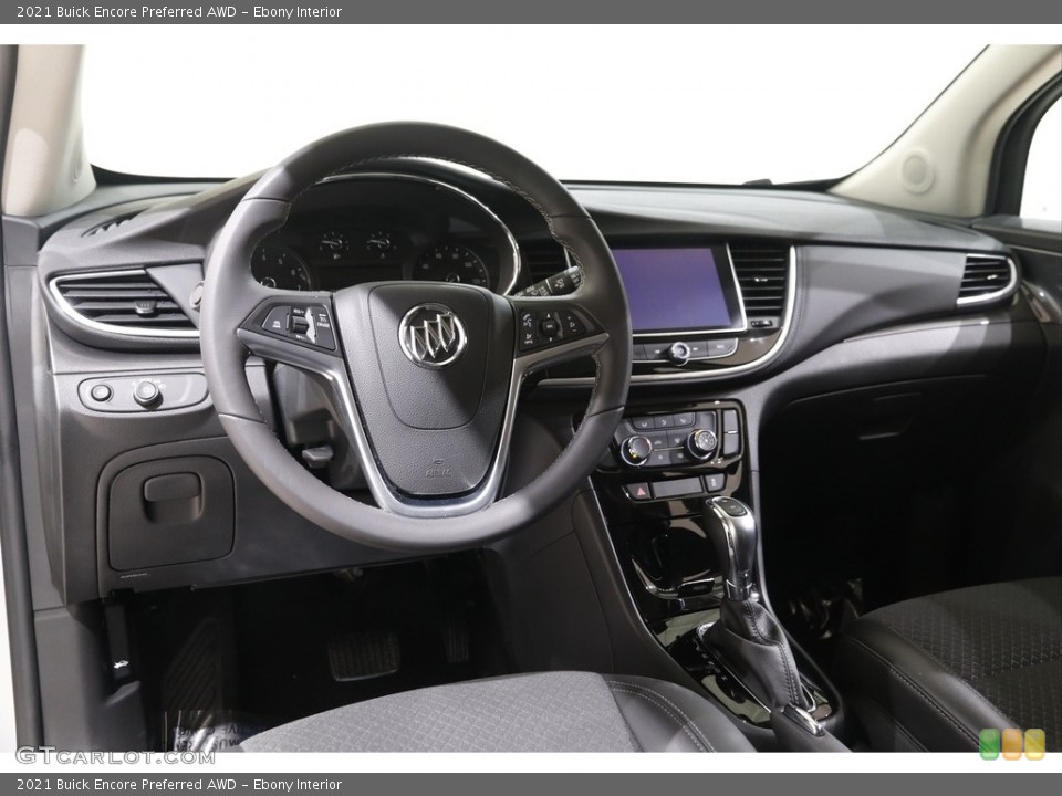 Ebony Interior Dashboard for the 2021 Buick Encore Preferred AWD #142144033
