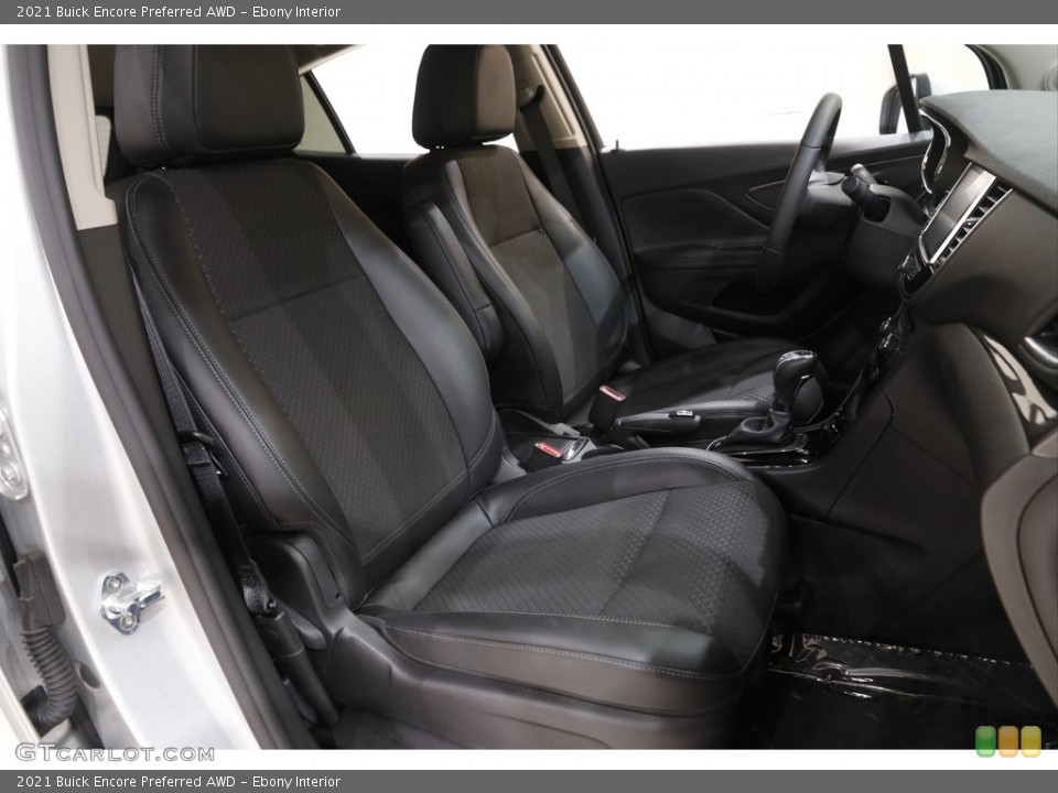 Ebony Interior Front Seat for the 2021 Buick Encore Preferred AWD #142144147