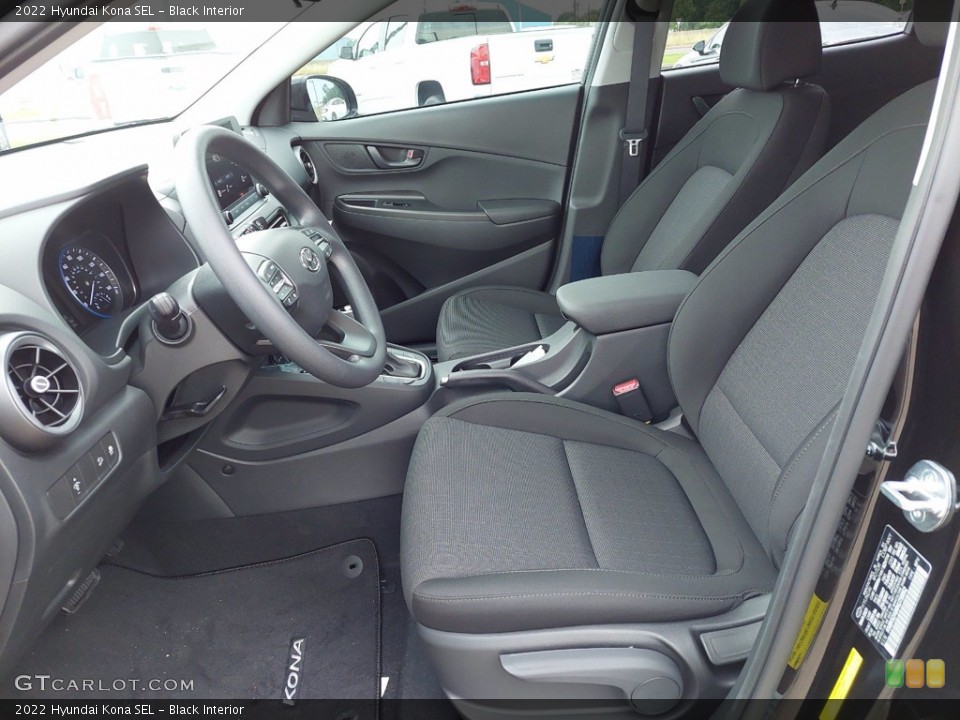 Black Interior Photo for the 2022 Hyundai Kona SEL #142144156