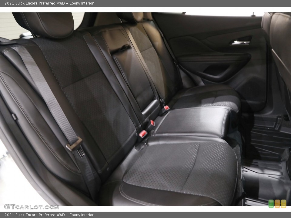 Ebony Interior Rear Seat for the 2021 Buick Encore Preferred AWD #142144162