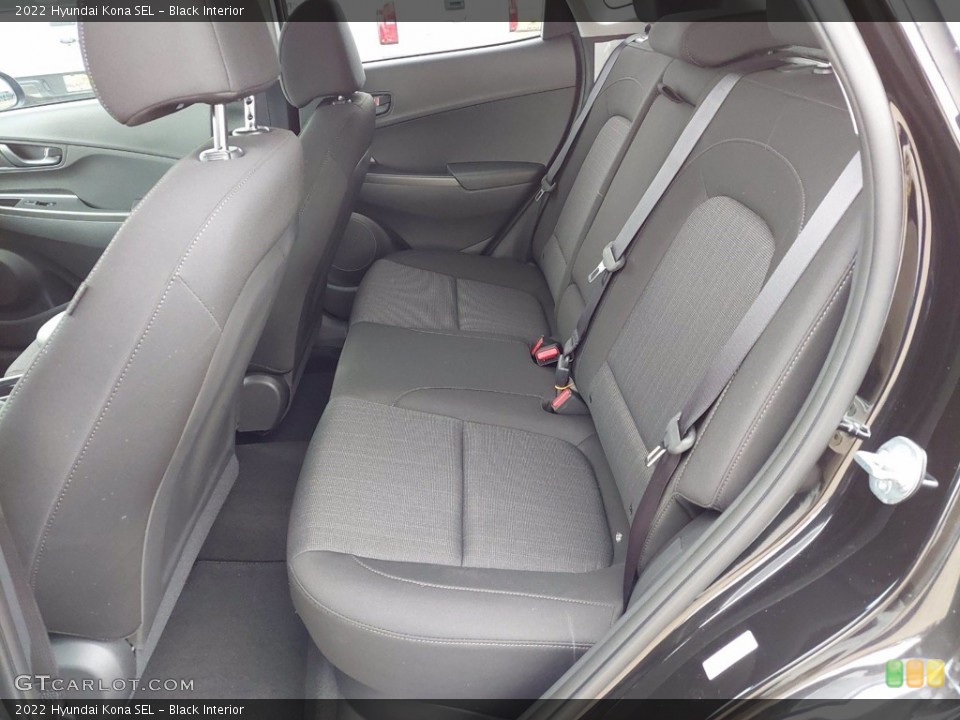 Black Interior Rear Seat for the 2022 Hyundai Kona SEL #142144294