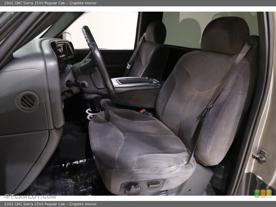 Graphite Interior Front Seat for the 2002 GMC Sierra 1500 Regular Cab #142144543
