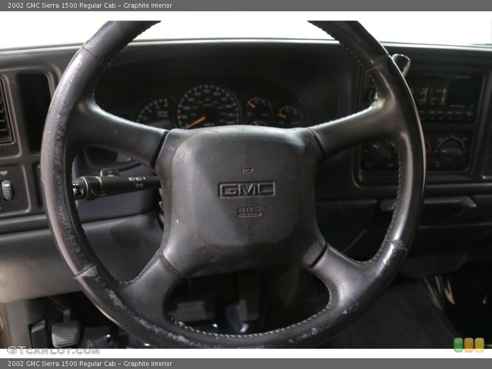 Graphite Interior Steering Wheel for the 2002 GMC Sierra 1500 Regular Cab #142144555