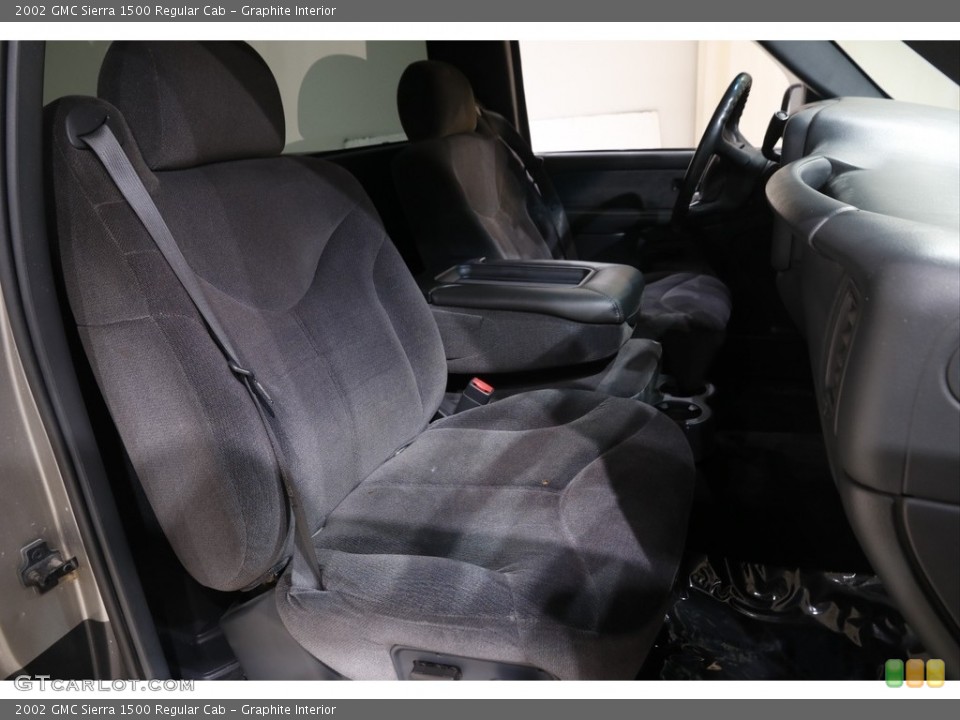 Graphite Interior Front Seat for the 2002 GMC Sierra 1500 Regular Cab #142144618
