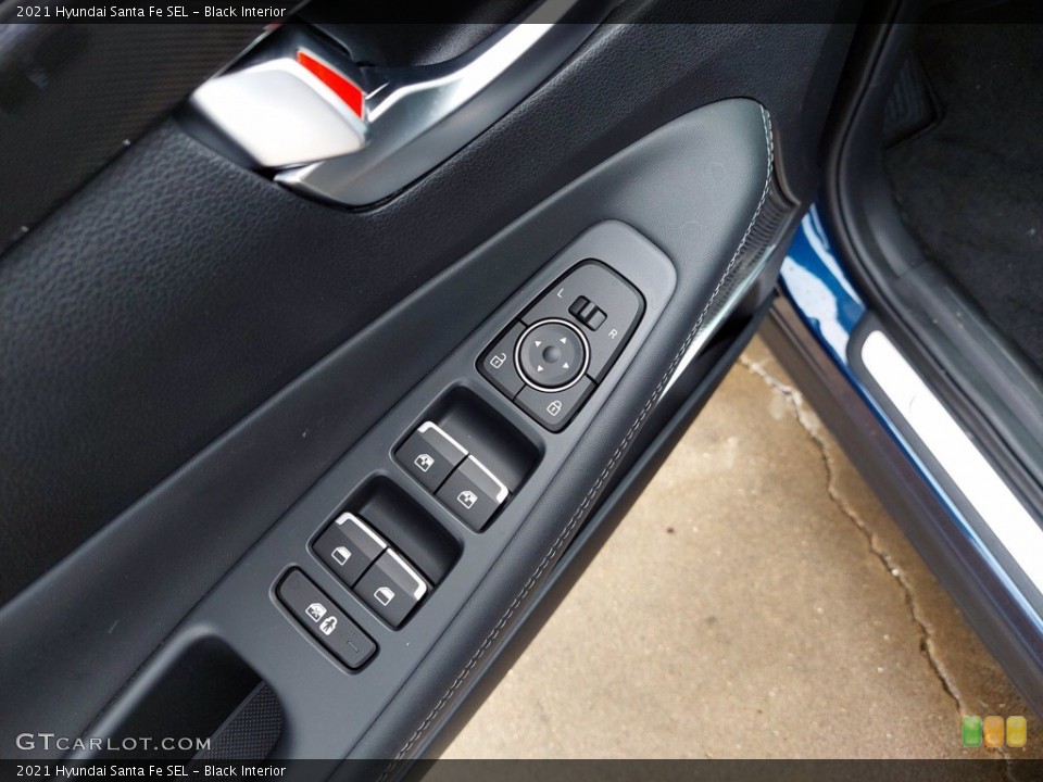 Black Interior Controls for the 2021 Hyundai Santa Fe SEL #142144921