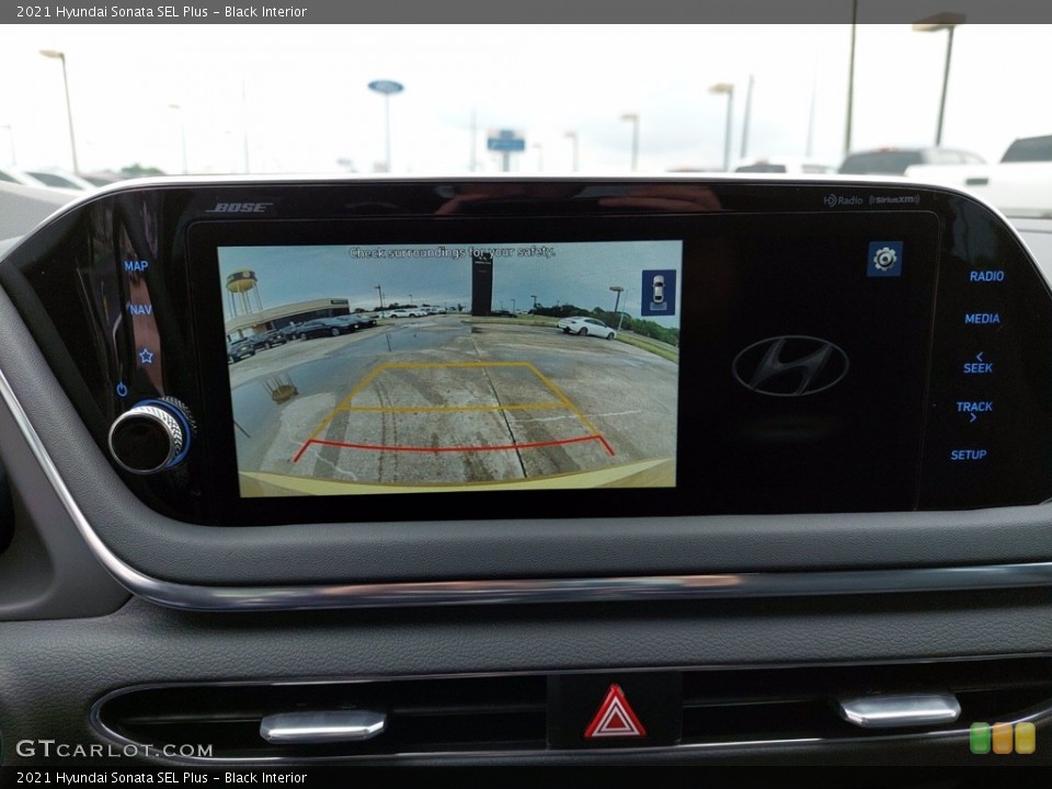 Black Interior Controls for the 2021 Hyundai Sonata SEL Plus #142145281