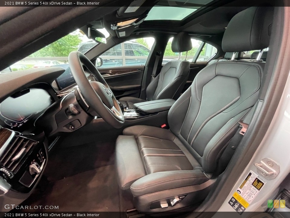 Black 2021 BMW 5 Series Interiors