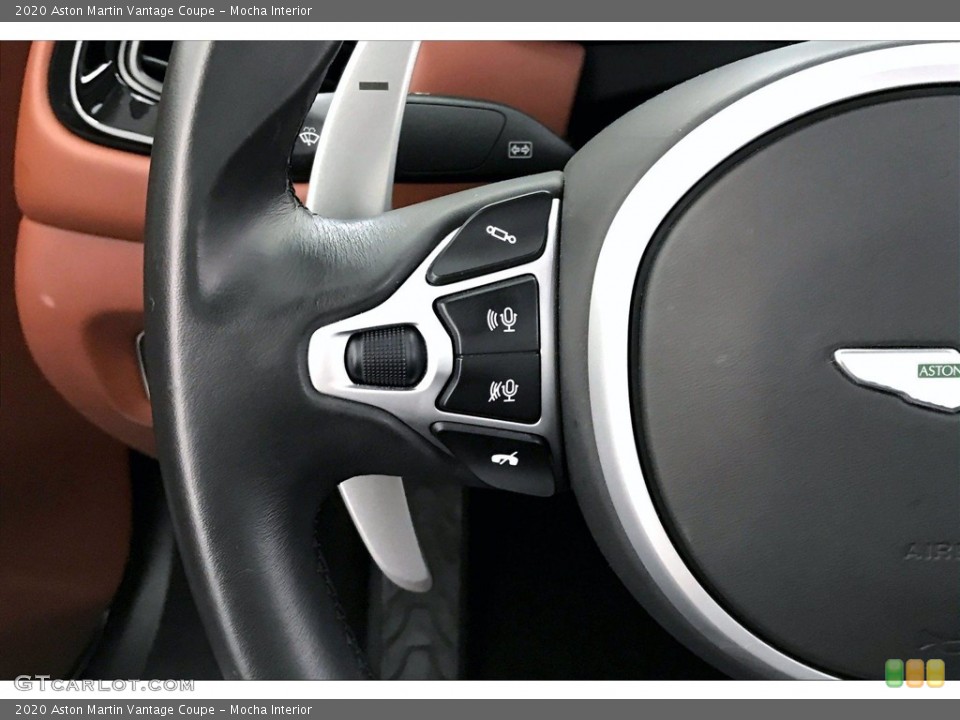 Mocha Interior Steering Wheel for the 2020 Aston Martin Vantage Coupe #142146469