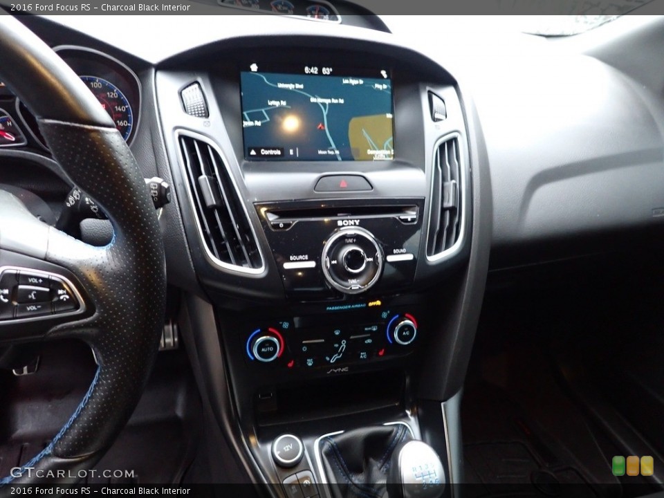 Charcoal Black Interior Controls for the 2016 Ford Focus RS #142146475