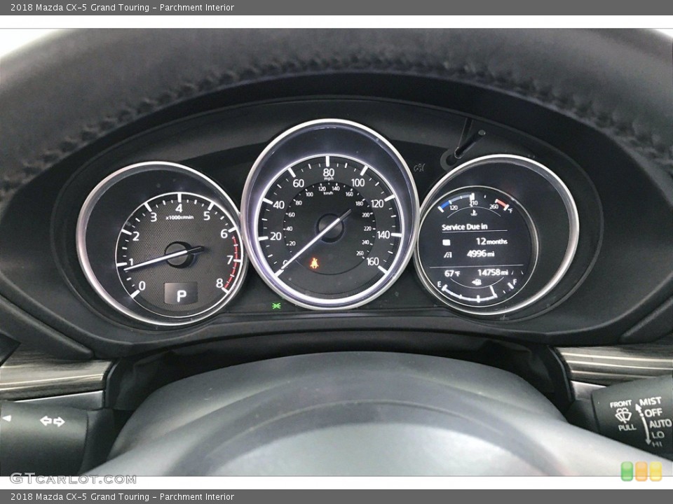 Parchment Interior Gauges for the 2018 Mazda CX-5 Grand Touring #142146697