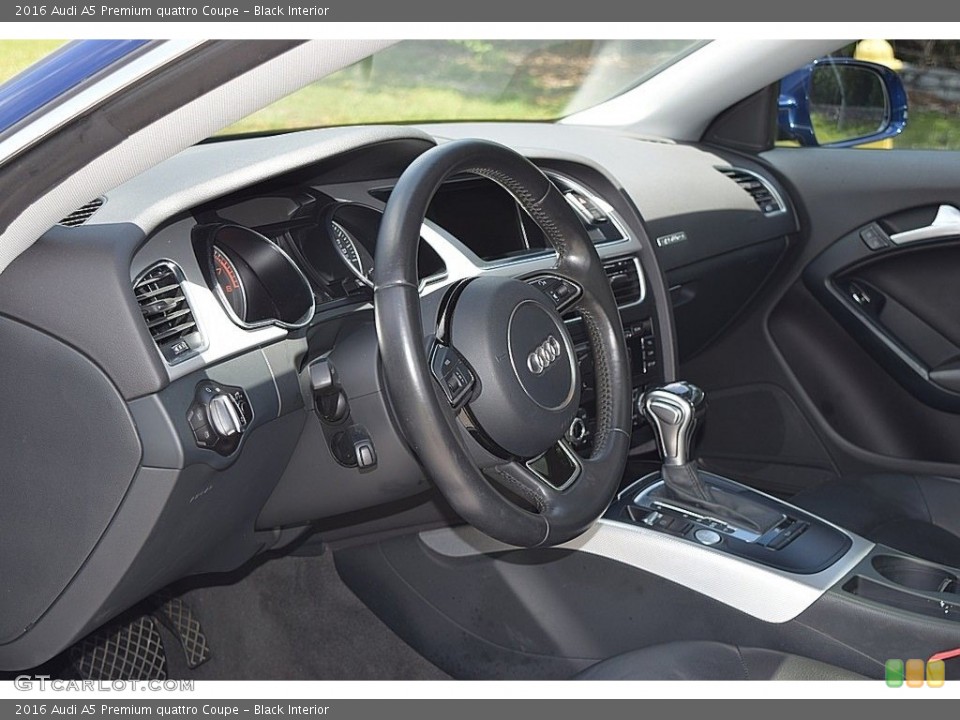 Black Interior Dashboard for the 2016 Audi A5 Premium quattro Coupe #142148180