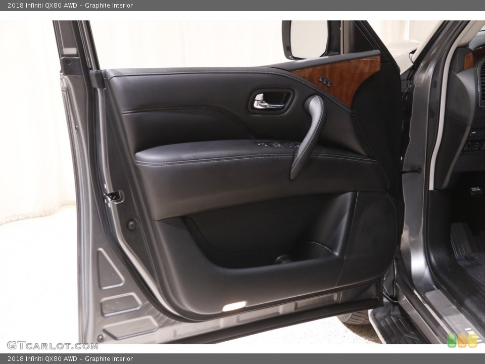 Graphite Interior Door Panel for the 2018 Infiniti QX80 AWD #142150205