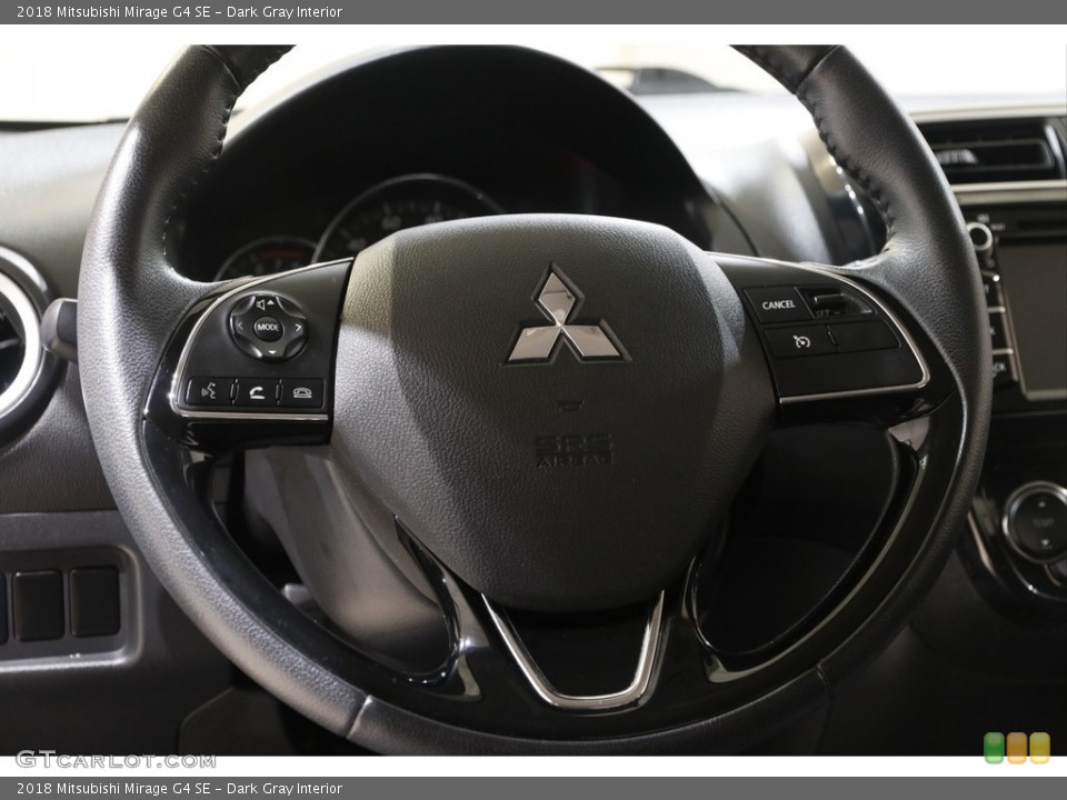 Dark Gray Interior Steering Wheel for the 2018 Mitsubishi Mirage G4 SE #142150376