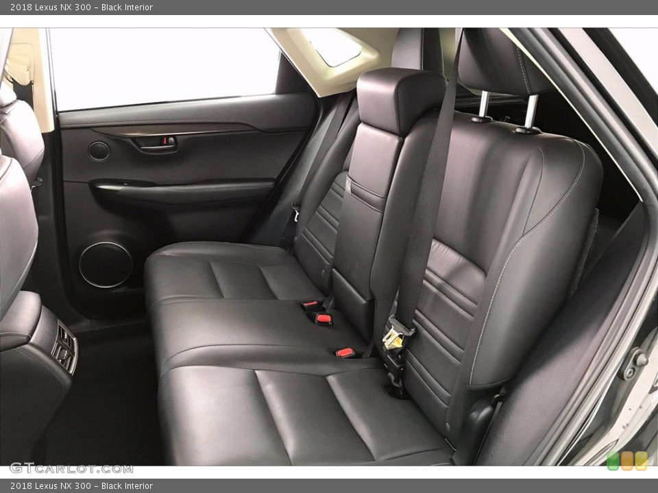 Black Interior Rear Seat for the 2018 Lexus NX 300 #142151906