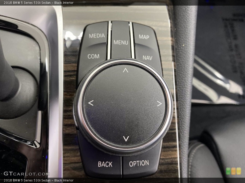 Black Interior Controls for the 2018 BMW 5 Series 530i Sedan #142154456