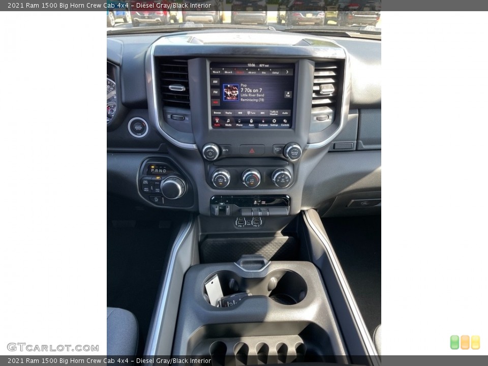 Diesel Gray/Black Interior Controls for the 2021 Ram 1500 Big Horn Crew Cab 4x4 #142157153