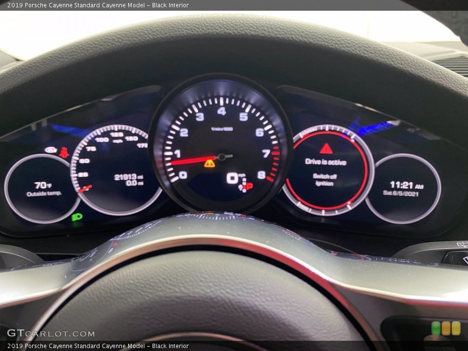 Black Interior Gauges for the 2019 Porsche Cayenne  #142158770
