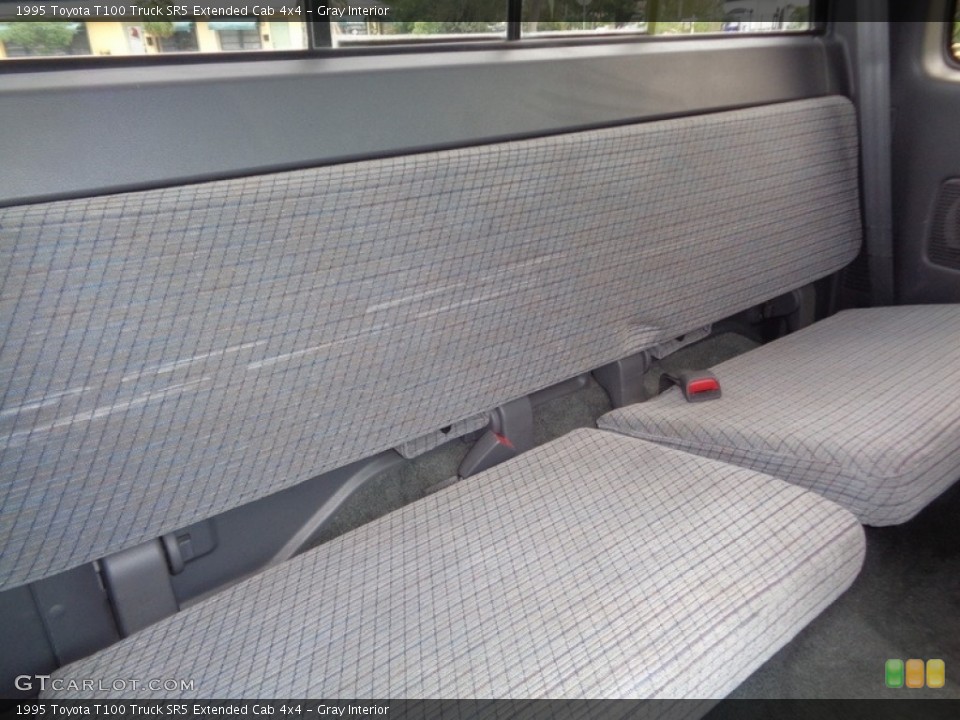 Gray Interior Rear Seat for the 1995 Toyota T100 Truck SR5 Extended Cab 4x4 #142167888