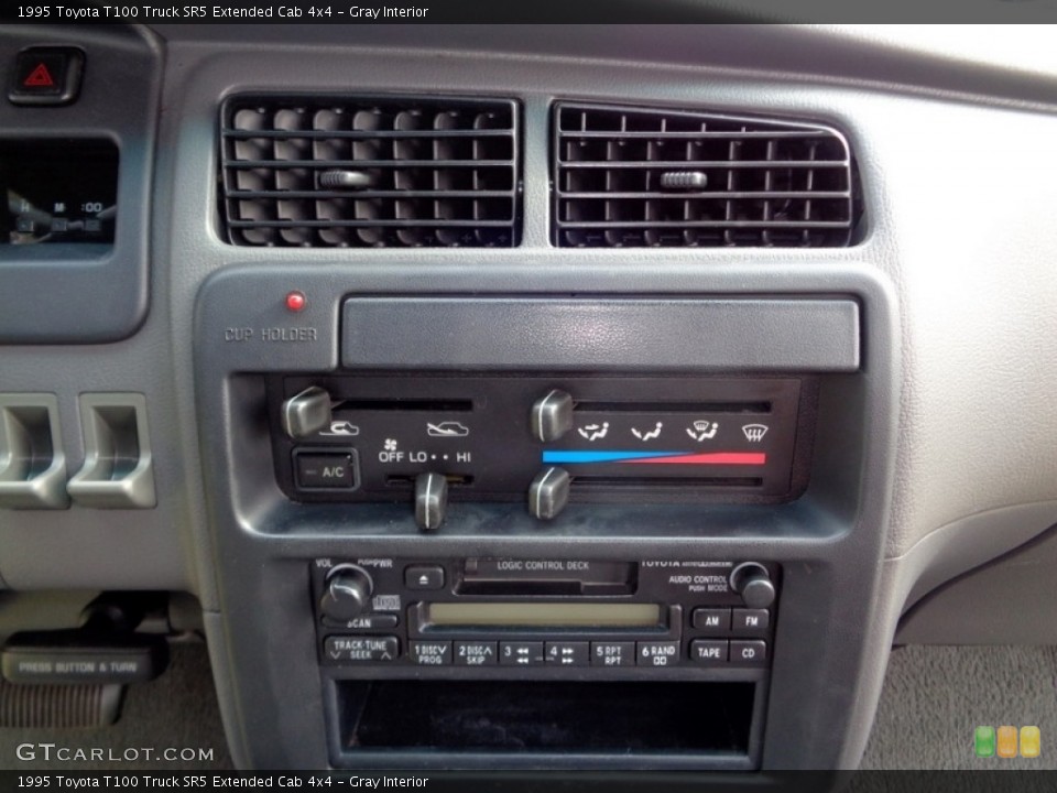 Gray Interior Controls for the 1995 Toyota T100 Truck SR5 Extended Cab 4x4 #142167945