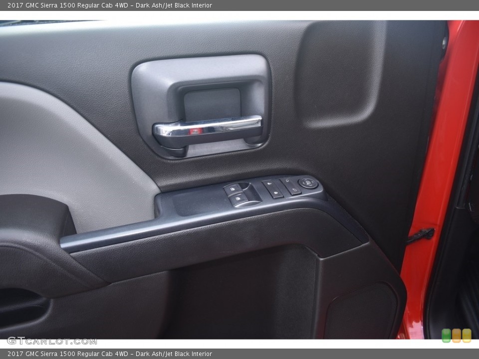 Dark Ash/Jet Black Interior Door Panel for the 2017 GMC Sierra 1500 Regular Cab 4WD #142168014