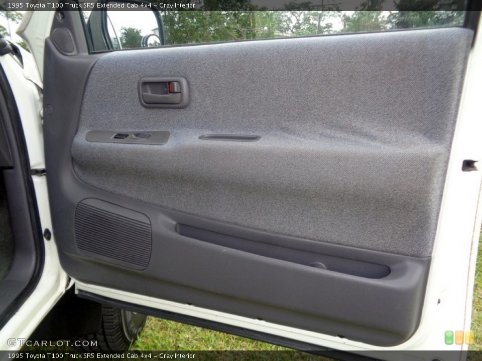 Gray Interior Door Panel for the 1995 Toyota T100 Truck SR5 Extended Cab 4x4 #142168401