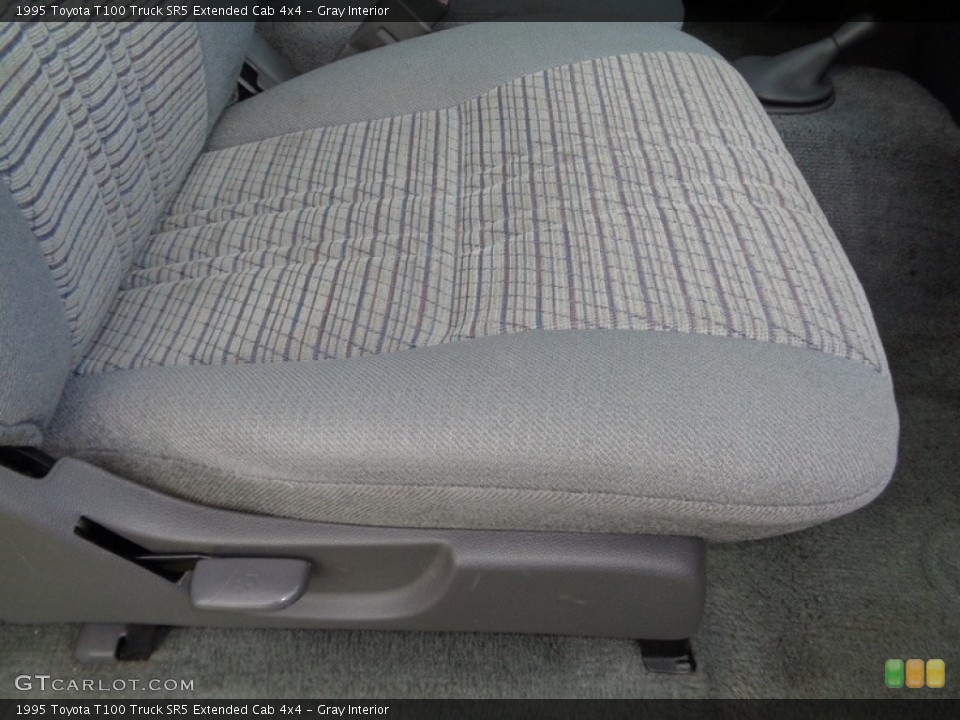 Gray Interior Front Seat for the 1995 Toyota T100 Truck SR5 Extended Cab 4x4 #142168479