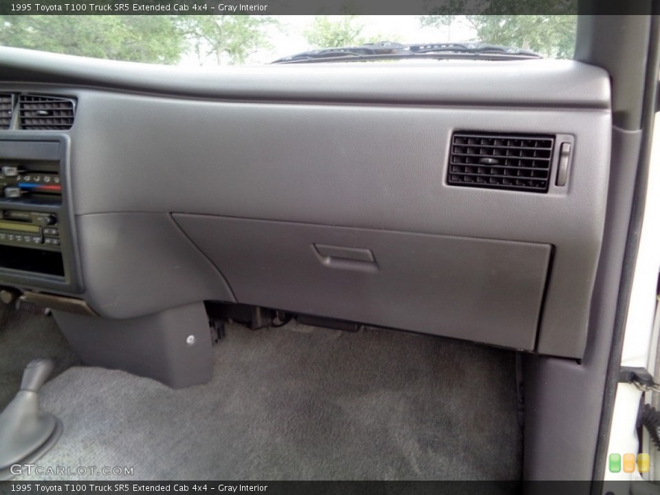 Gray Interior Dashboard for the 1995 Toyota T100 Truck SR5 Extended Cab 4x4 #142168575