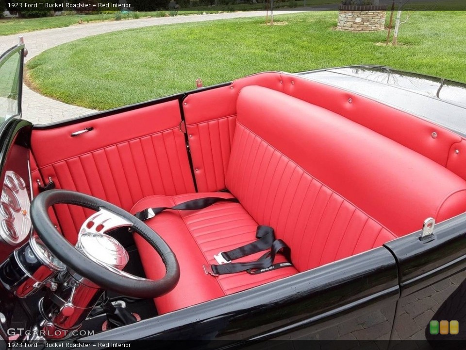 Red 1923 Ford T Bucket Interiors