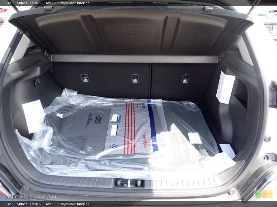 Gray/Black Interior Trunk for the 2022 Hyundai Kona SEL AWD #142170849