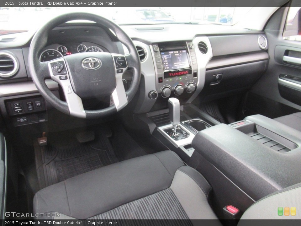 Graphite Interior Photo for the 2015 Toyota Tundra TRD Double Cab 4x4 #142172484