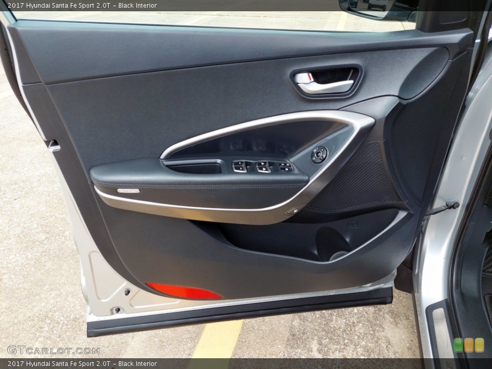 Black Interior Door Panel for the 2017 Hyundai Santa Fe Sport 2.0T #142174293