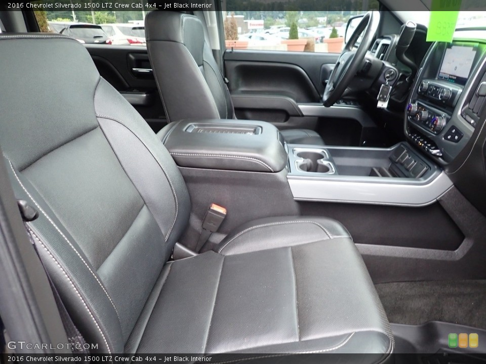 Jet Black Interior Front Seat for the 2016 Chevrolet Silverado 1500 LTZ Crew Cab 4x4 #142174359