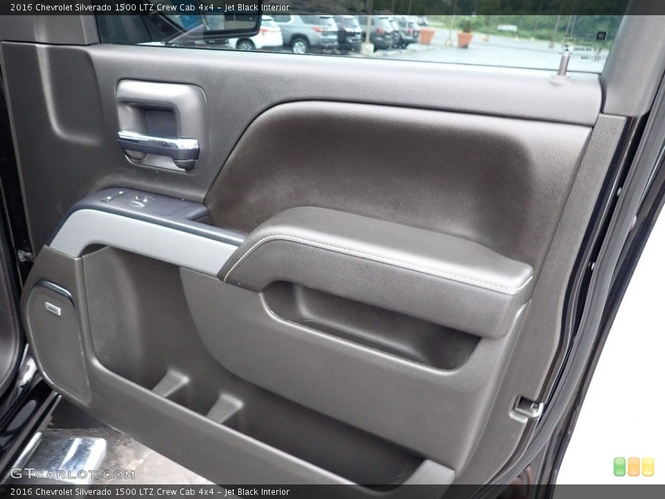 Jet Black Interior Door Panel for the 2016 Chevrolet Silverado 1500 LTZ Crew Cab 4x4 #142174389