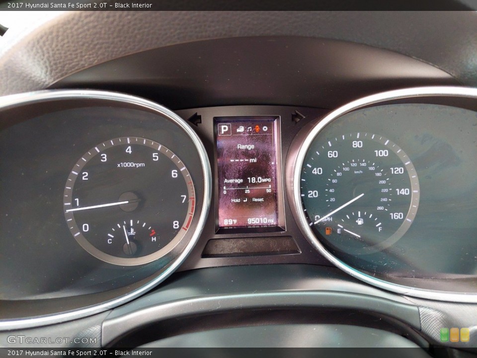 Black Interior Gauges for the 2017 Hyundai Santa Fe Sport 2.0T #142174398
