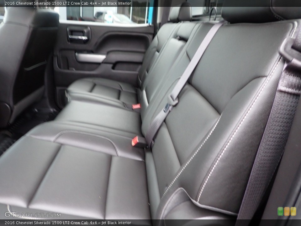 Jet Black Interior Rear Seat for the 2016 Chevrolet Silverado 1500 LTZ Crew Cab 4x4 #142174413