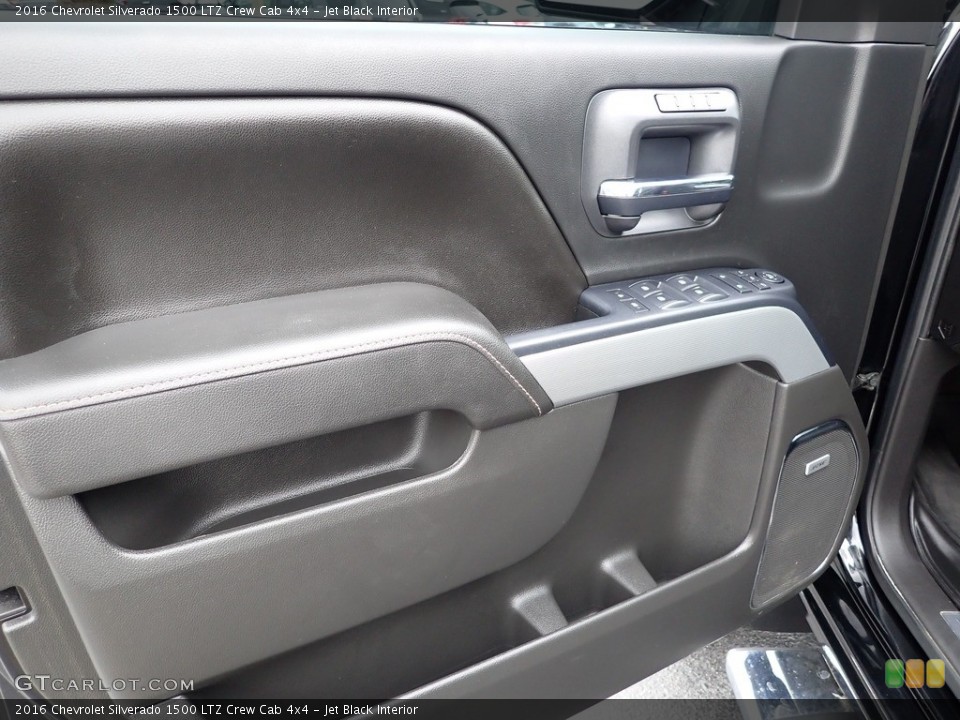Jet Black Interior Door Panel for the 2016 Chevrolet Silverado 1500 LTZ Crew Cab 4x4 #142174437