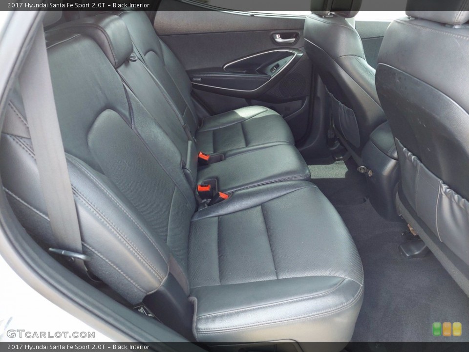 Black Interior Rear Seat for the 2017 Hyundai Santa Fe Sport 2.0T #142174452