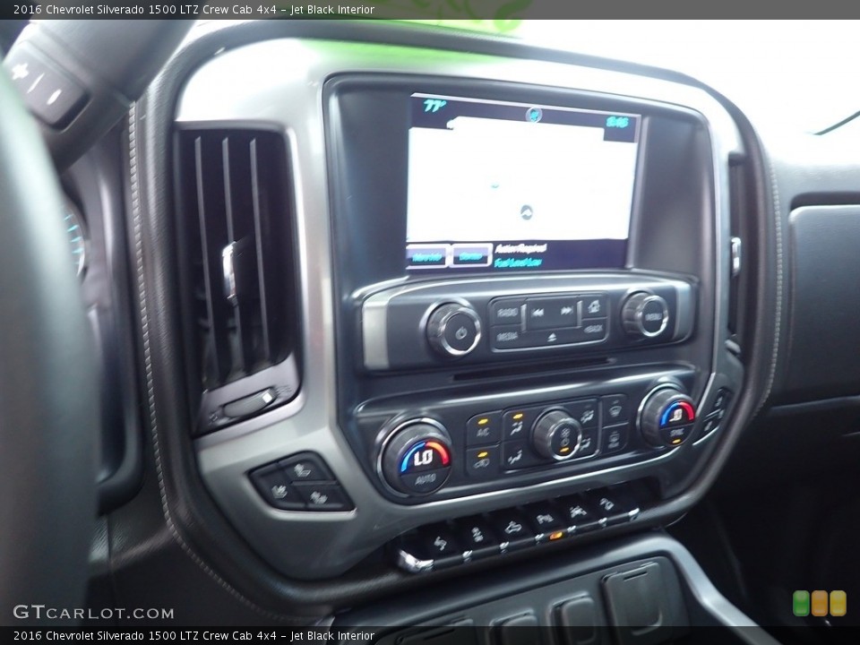 Jet Black Interior Controls for the 2016 Chevrolet Silverado 1500 LTZ Crew Cab 4x4 #142174476