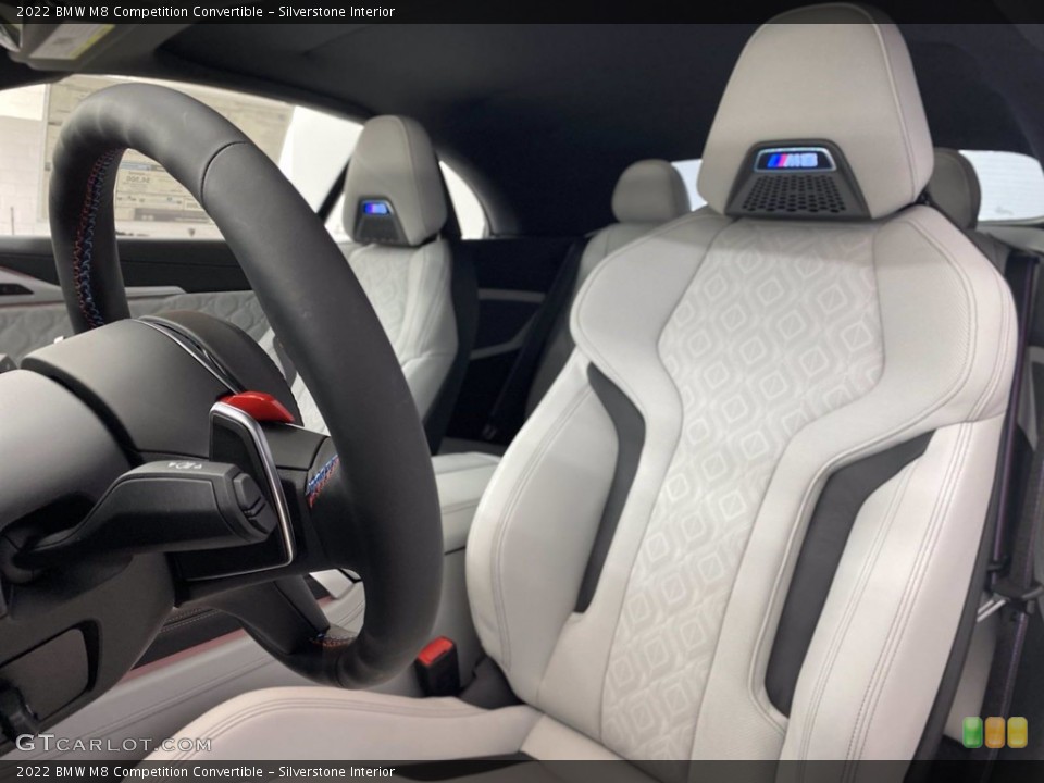 Silverstone Interior Front Seat for the 2022 BMW M8 Competition Convertible #142176510