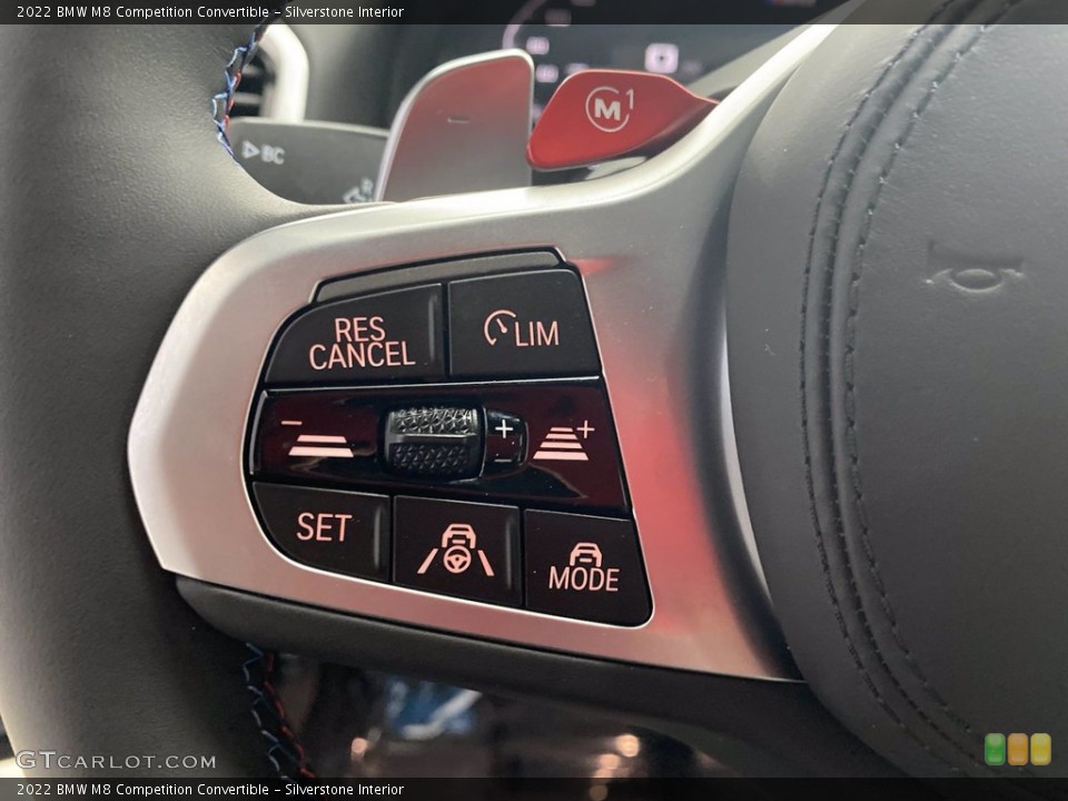 Silverstone Interior Steering Wheel for the 2022 BMW M8 Competition Convertible #142176564