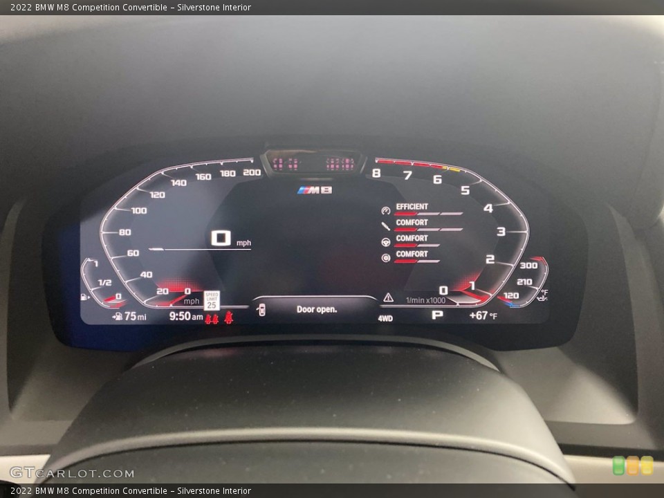 Silverstone Interior Gauges for the 2022 BMW M8 Competition Convertible #142176612