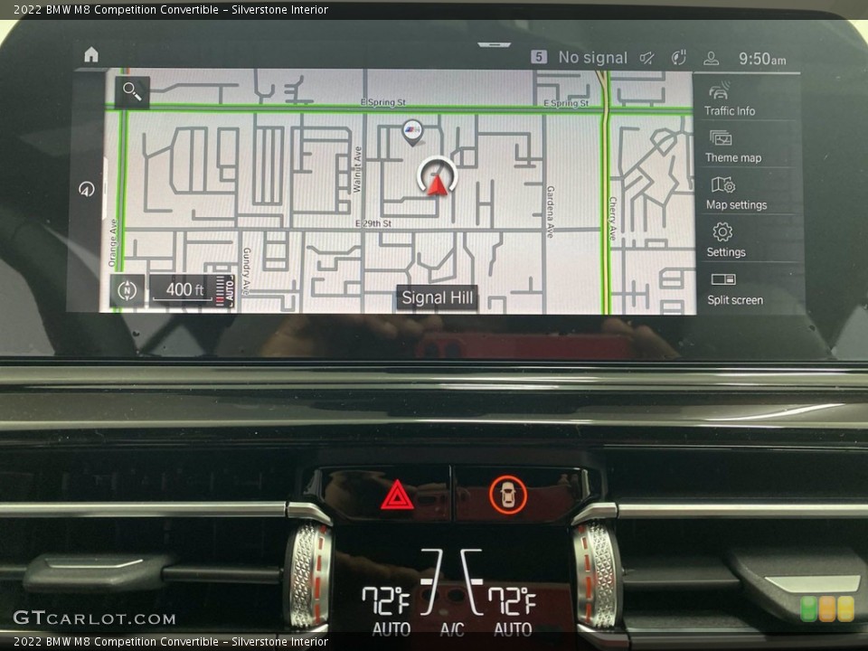 Silverstone Interior Navigation for the 2022 BMW M8 Competition Convertible #142176666