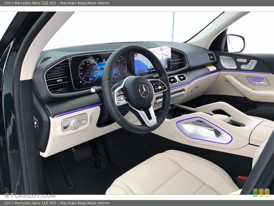 Macchiato Beige/Black Interior Dashboard for the 2021 Mercedes-Benz GLE 350 #142176966