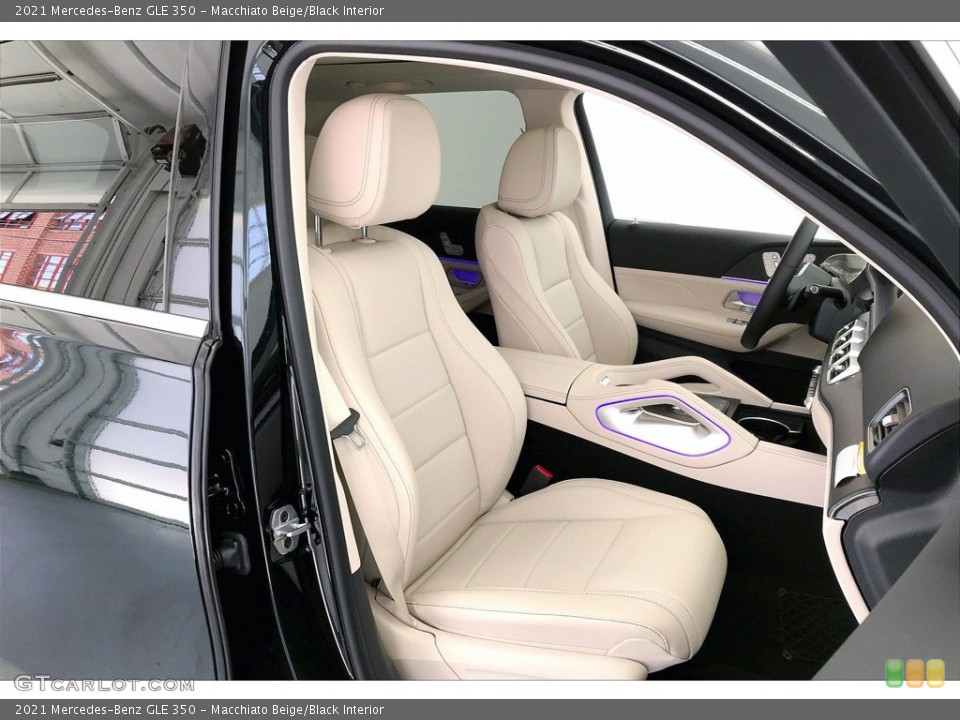 Macchiato Beige/Black Interior Photo for the 2021 Mercedes-Benz GLE 350 #142176996