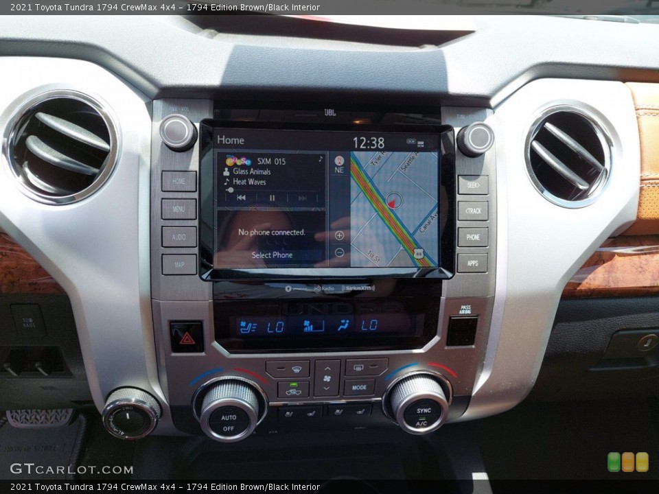 1794 Edition Brown/Black Interior Navigation for the 2021 Toyota Tundra 1794 CrewMax 4x4 #142177362